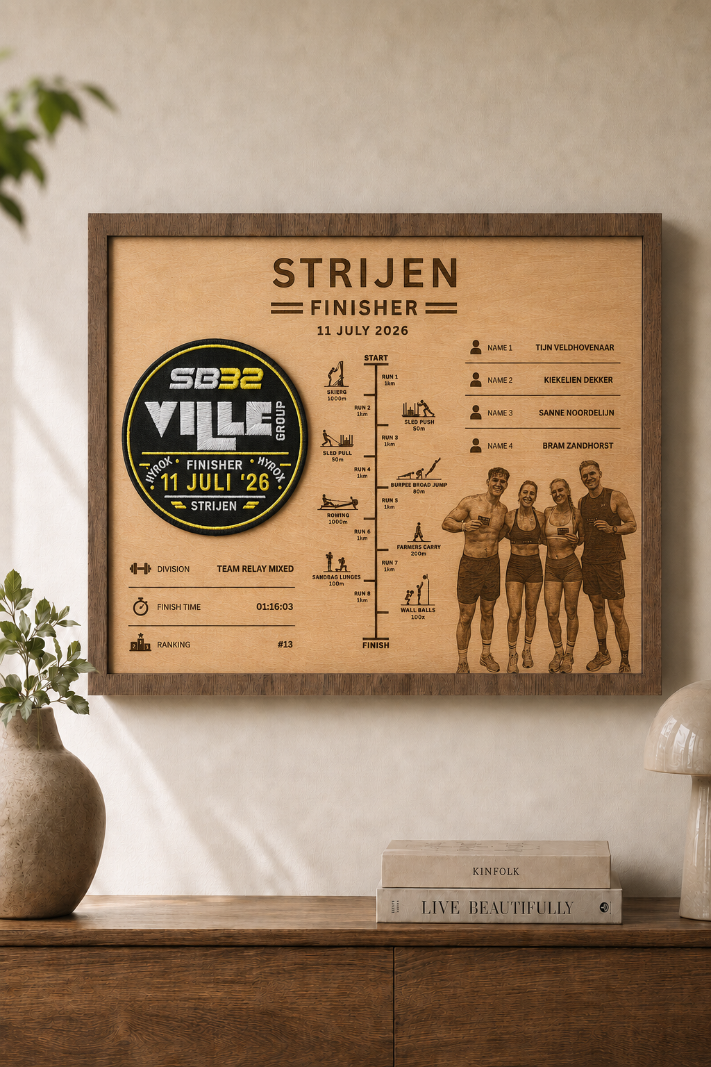 Finisher Display Strijen - Relay