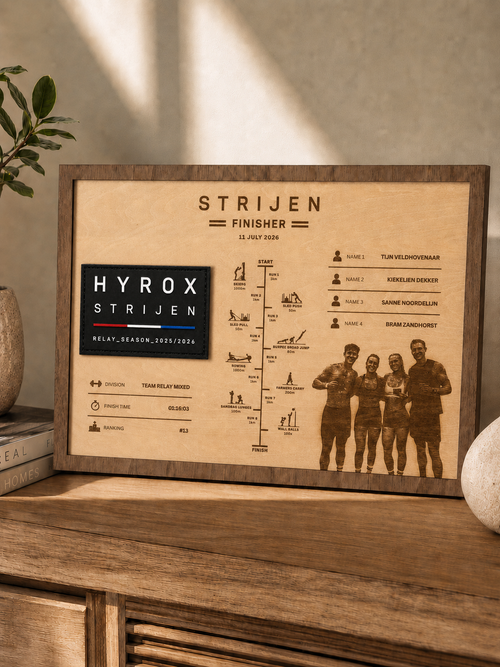 Finisher Display Strijen - Estafette