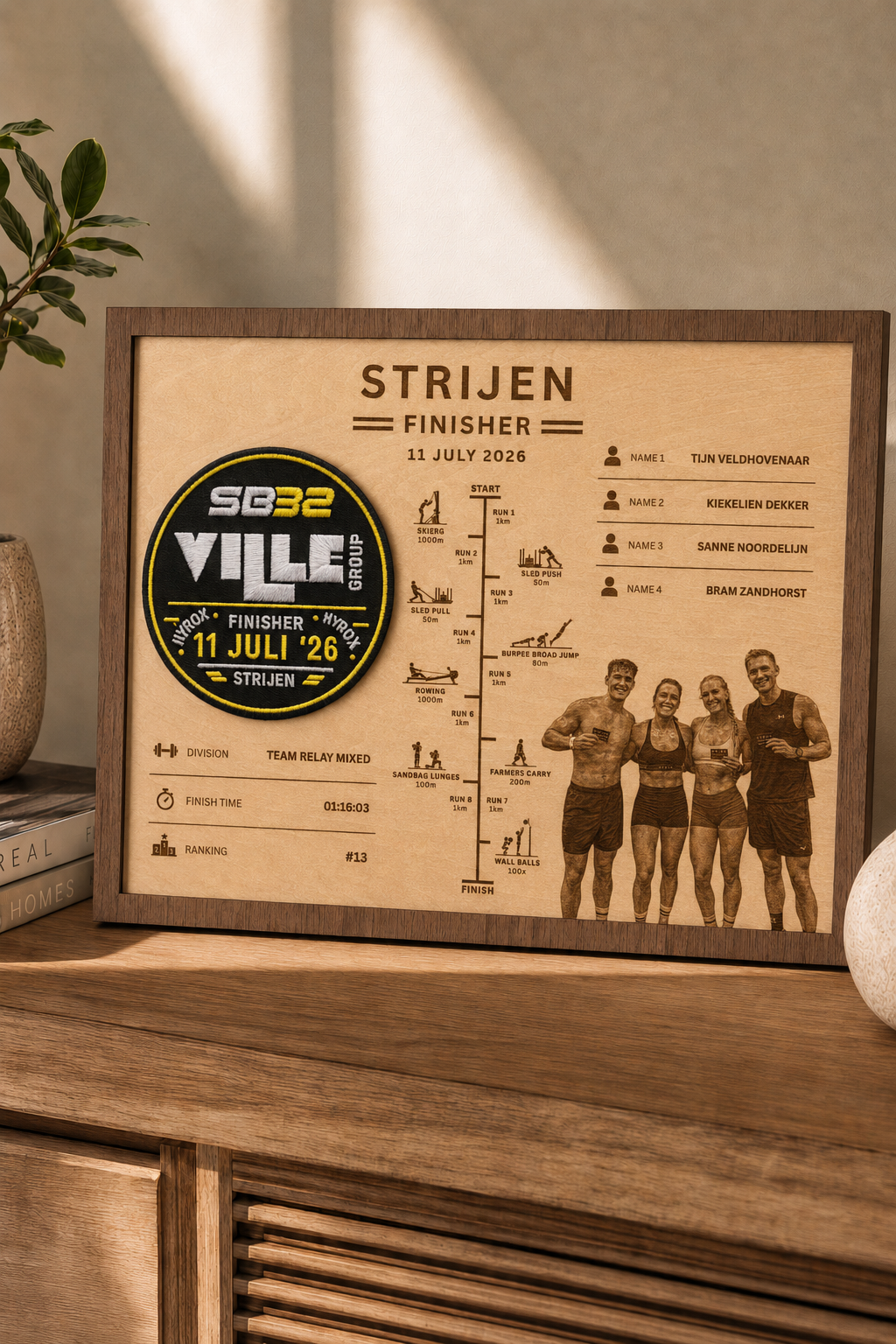 Finisher Display Strijen - Relay