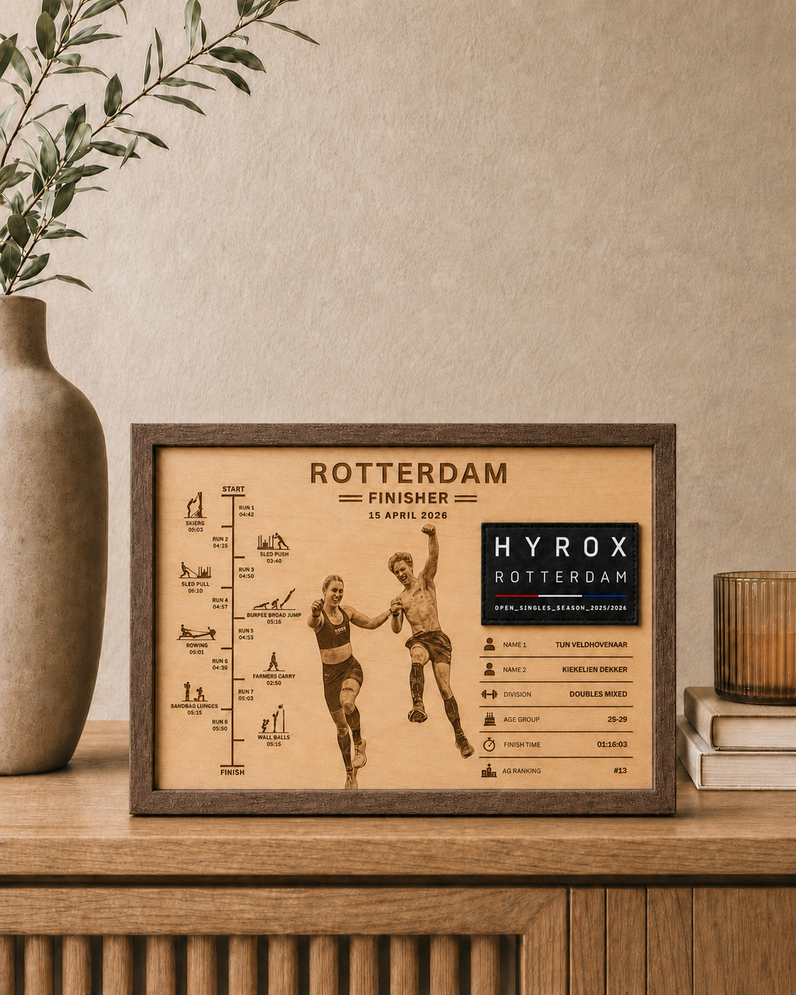 Finisher Display Rotterdam - Double