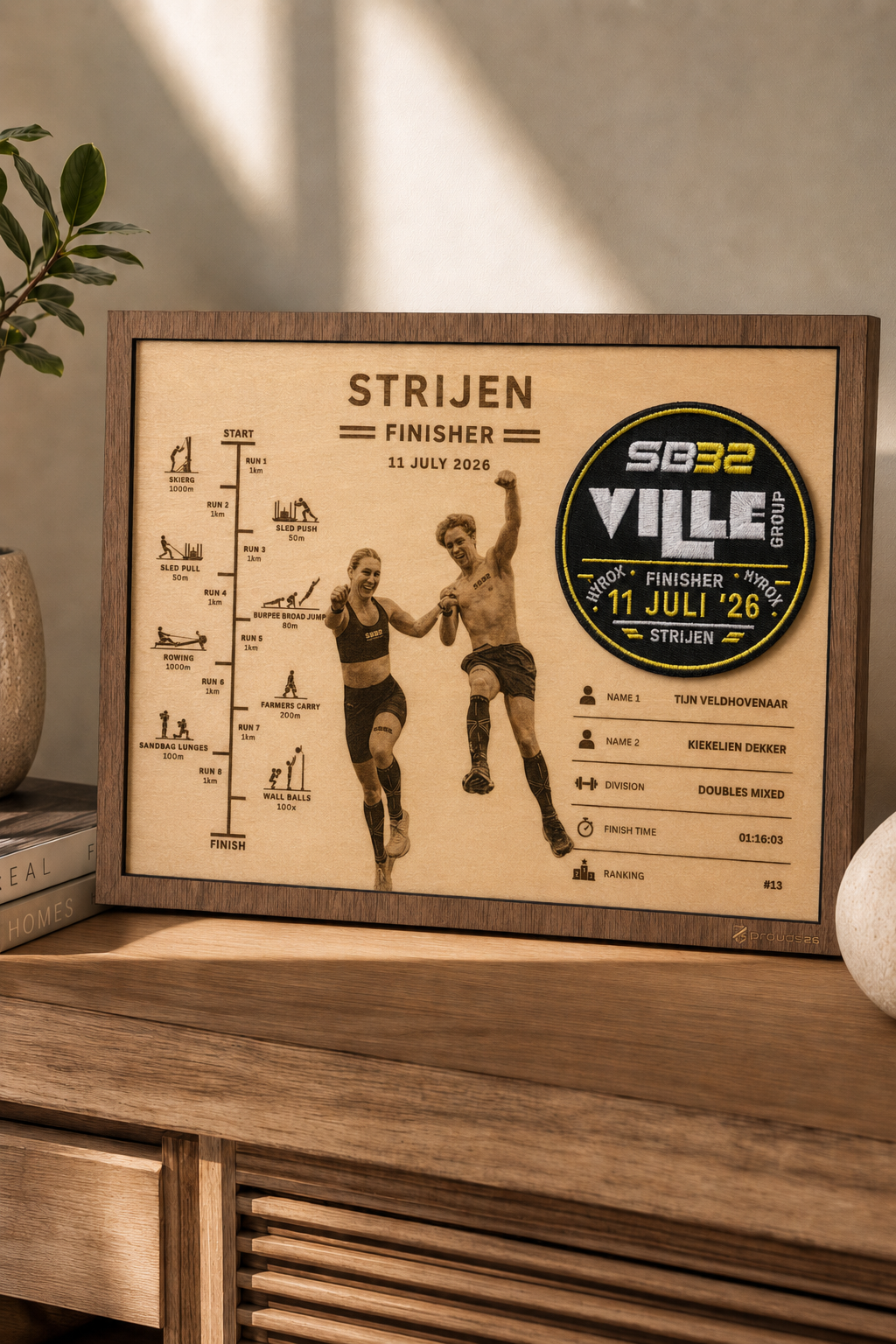 Finisher Display Strijen - Double